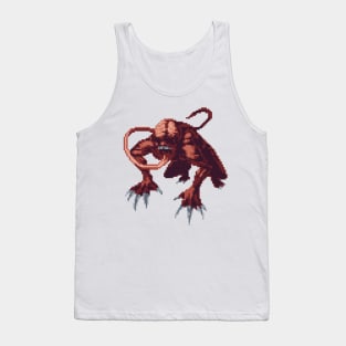 Resident Evil Licker Pixel Art Tank Top